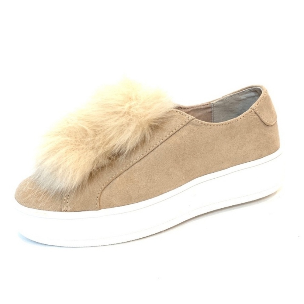 Steve Madden "Bryanne" Pom Pom Sneakers